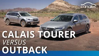 2019 Holden Calais Tourer v Subaru Outback Comparison | carsales