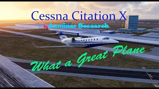 X-Plane 12: Cessna Citation X - What a GREAT Airplane | Montreal to Portland