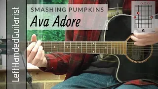 Smashing Pumpkins - Ava Adore | acoustic guitar lesson