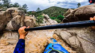 Kayaking Flash Flood on Frog Falls