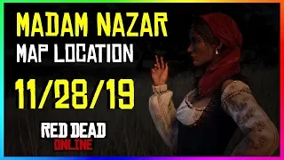 Red Dead Online - Madam Nazar Map Location 11/28/19 I November 28 RDR2