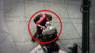 Ce Policier Fait Croire Qu'il Est Handicapé Pour Arrêter Des Voleurs, Ce Qu'il A Vu L'a Choqué