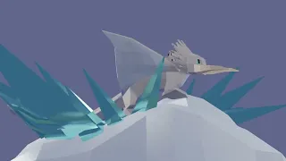 Low Poly Bewilderbeast Model Spin | Blender Animation