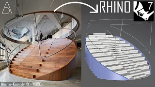 Rhino Tutorial Architecture - Circular Stair