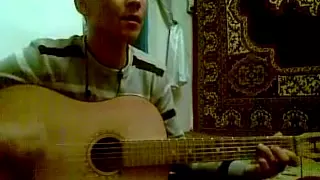 казахская песня на гитаре Медет - еки козге жас келер