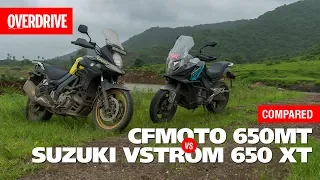 CFMoto 650MT vs Suzuki VStrom 650 XT | Comparison Test | OVERDRIVE