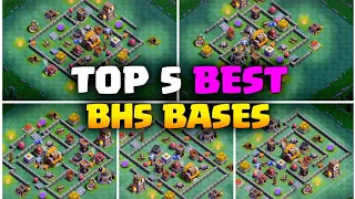 New Best Bh5 Trophy Base With Link 2023 ( Builder hall 5 base design.