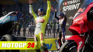 MOTOGP™️24❗AMAZING,DIGGIA PRESENTS THE FIRST POSIUM💪❗#FrenchGP MotoGP™️24 TV REPLAY