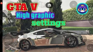 GTA V high graphics setting in chikii || #gtavandroid2022 #chikiitipsandtricks