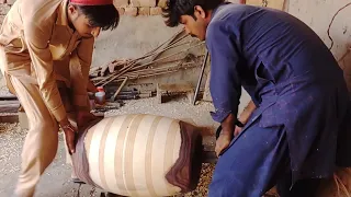 How to Wooden Dhool Making Process with amazing skills