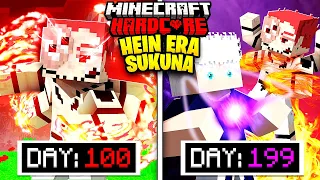 I Played Minecraft Jujutsu Kaisen As Heian Era Sukuna For 200 DAYS… This Is What Happened