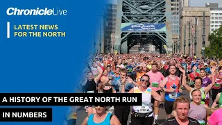 A history of the Great North Run in numbers