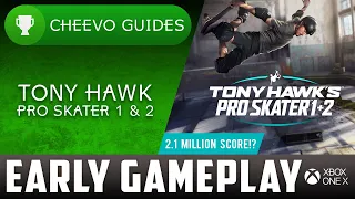 Tony Hawk Pro Skater 1 & 2 Remastered - Gameplay (Xbox One) **2.1 MILLION HIGH SCORE**