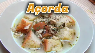 AÇORDA MADEIRENSE | RECETA PORTUGUESA | PASO A PASO | RÁPIDO Y FÁCIL