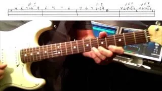 Lazy guitar solo w/tab