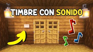 ✅ CÓMO CREAR un TIMBRE en Minecraft (Fácil) 🎵 Timbre Musical