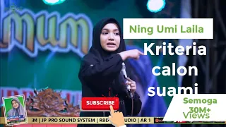 KRITERIA SUAMI NING UMI LAILA ?  #umilaila #sholawatan