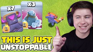 NEW 3-Healer 7-C.O.O.K.I.E Army UNSTOPPABLE (Clash of Clans)