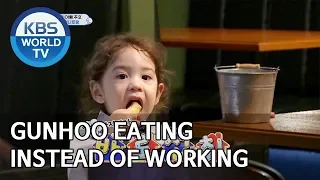 Gunhoo eating instead of working [The Return of Superman/2019.10.13]