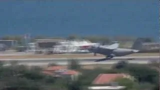 Hellenic Air Force C27J Spartan take off.