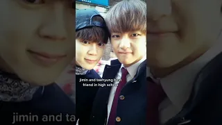 Jimin and Taehyung best friend in high school