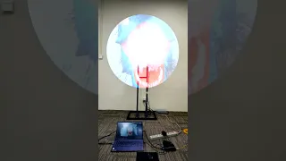 HDMI input 3D hologram fan 150cm