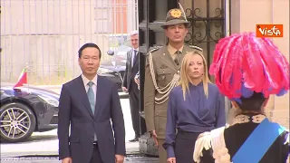 Meloni riceve il Presidente del Vietnam Vo Van Thuong