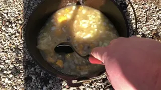 How To Cook Chicken & Rice- Dutch Oven Outdoor Cooking