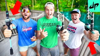 DUDE Perfect Fishing Challenge For BIGGEST FISH (1v1v1!)