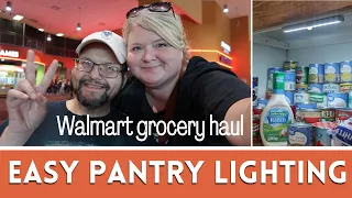 Easy Pantry Lighting | Mobile Home Living | Grocery Haul | Daily Life Vlog