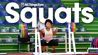 Squat Compilation 2016 Junior Worlds Weightlifting Training Hall