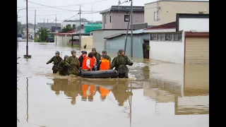 EXERCITO JAPONÊS ATUANDO NAS TRAGEDIAS