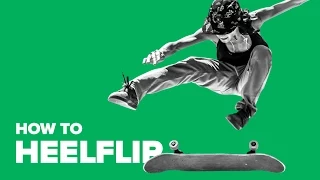 Как сделать хилфлип на скейте (How to Heelflip on a skateboard)