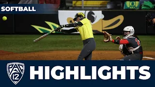 Arizona vs. No. 17 Oregon | Softball Highlights | Game 1 | 2023 Season