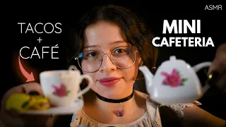 ASMR en ESPAÑOL (RP) 🌮☕ MINI CAFETERIA para DORMIR 😴 Vivalen ASMR