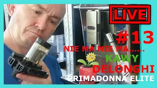 Delonghi Primadonna Elite - nie robi kawy, nie leci woda- serwis Coffee Doctor #Live Nr 13