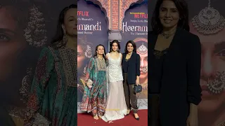 Alia Bhatt with mother and mother-in-law snapped at special screening of heeramandi #shorts