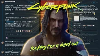 Anita Sarkeesian Using Cyberpunk 2077 outrage to peddle her CONSULTING SERVICE