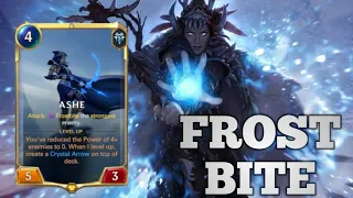 ASHE FROSTBITE DECK LEGENDS OF RUNETERRA