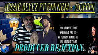 Jessie Reyez ft  Eminem   COFFIN Lyrics - Producer Reaction