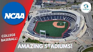 10 Amazing College Baseball Stadiums!