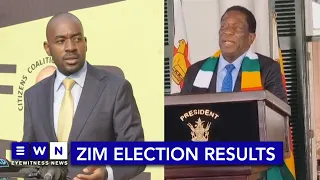 Zimbabwe's Nelson Chamisa 'rejects sham election result' following Mnangagwa re-election