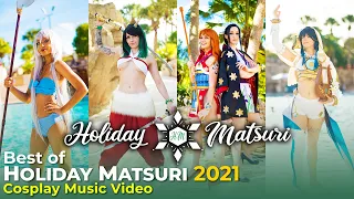 HOLIDAY MATSURI 2021 - COSPLAY MUSIC VIDEO - BEST OF 2021 COSPLAY - HOLMAT 2021 - SWIMSUIT ANIME CON