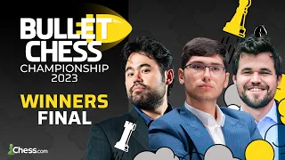 Hikaru v Alireza in Winners Final as Magnus Fights to Survive | Bullet Chess Championship 2023 Day 4