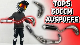 Die 5 BESTEN 50CCM AUSPUFFANLAGEN (Moped Leistungstuning)