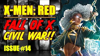 X-Men: Red || FALL OF X || CIVIL WAR!! || (issue 14, 2023)