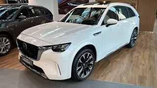 مازدا CX90 2024 الدرجة الاولى محرك 6 سلندر تيربو بعزم 500 نيوتن متر وارد الشايع والصقر الكويت