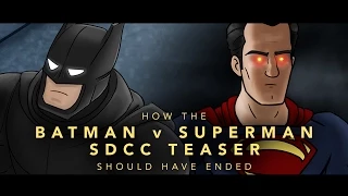 How The Batman v Superman SDCC Teaser Should Have Ended