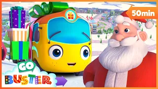 Buster's Xmas Adventure! The Christmas Grotto Mix Up | Go Buster - Bus Cartoons & Kids Stories