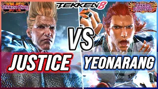 T8 🔥 Justice (Paul) vs Yeonarang (Hwoarang) 🔥 Tekken 8